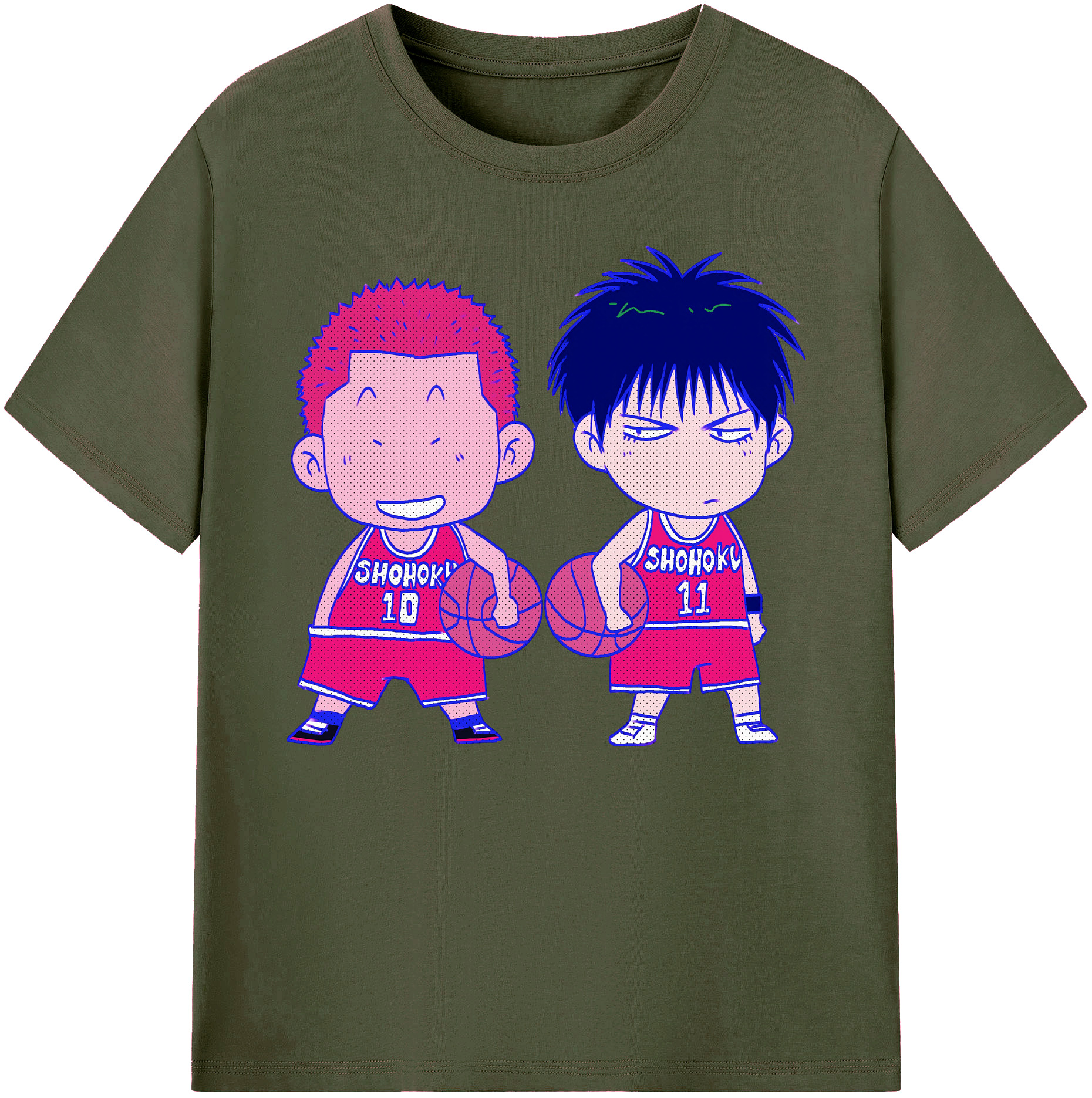 （画像用） SLAM DUNK／スラムダンク 綿100％ メンズ半袖Tシャツ｜肌触りやわらか＆通気性